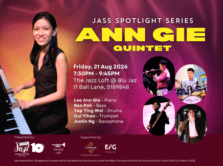 JASS Spotlight Series: Ann Gie Quintet